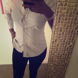 Banana Republic Button Down Woven Shirt Size S